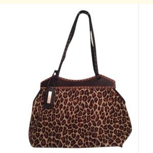 Antonio Melani Leopard Embroidered Bag